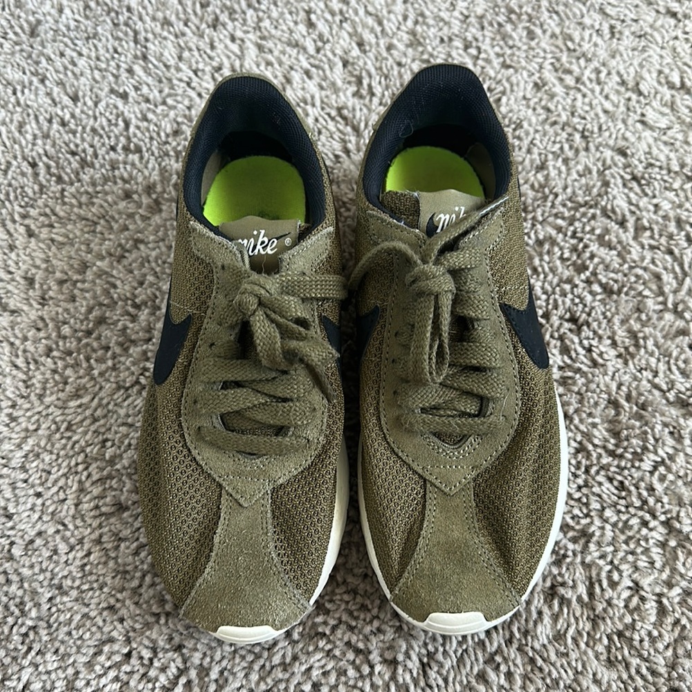Olive green women’s Nikes